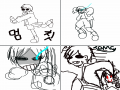 샌즈가 콜라를 흔들뿐(저퀼) : 샌즈가 콜라를 흔들뿐(저퀼) 스케치판 ,sketchpan