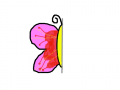 반만있는 나비 : 반이 잘린 나비 스케치판 ,sketchpan