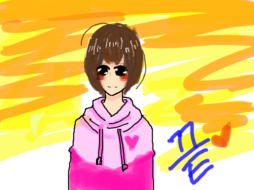 분홍ㅋ : 안녕하세요그림올린건처음이네요 스케치판 ,sketchpan