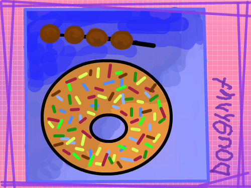 my sketch : delicious doughnut 스케치판 ,sketchpan