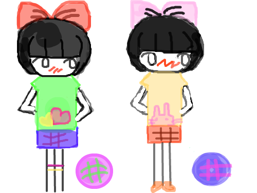 캐릭터 : 나하고친구 스케치판 ,sketchpan