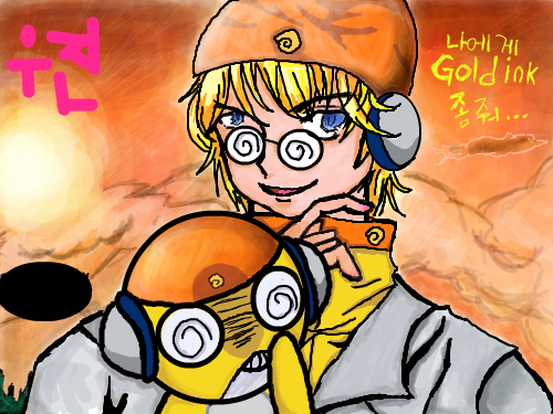 쿠루루 : 크~크크크크크 스케치판 ,sketchpan