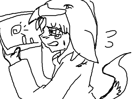 걍..... 채색x : 음.....걍 타블렛이 망가져 슬픈모습이다 스케치판 ,sketchpan