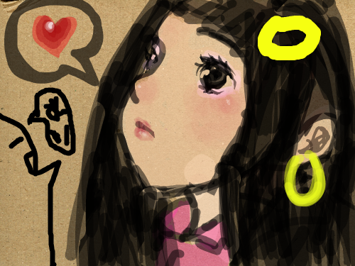 하이 : 사랑에 빠졌음 스케치판 ,sketchpan