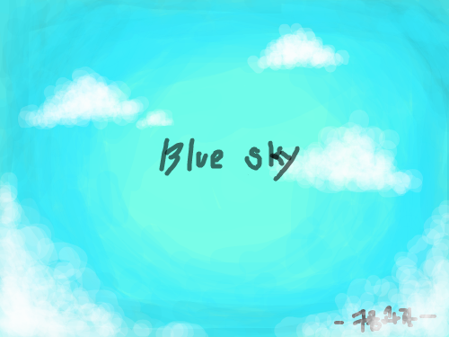 blue sky : 타블렛사고싶다.. 스케치판 ,sketchpan