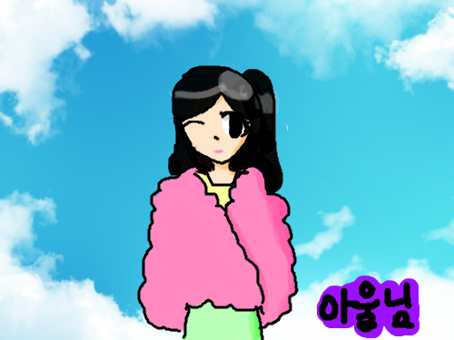 아울님리퀘용♥ : 리퀘완성됬어용.. 근데 제가 생각한것 보다... 이상해졌네요 ㅠㅠㅠ 스케치판 ,sketchpan