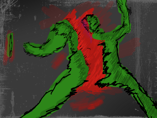 Goblins의 死 : 헝헝 고블린이 죽엇어. 스케치판 ,sketchpan