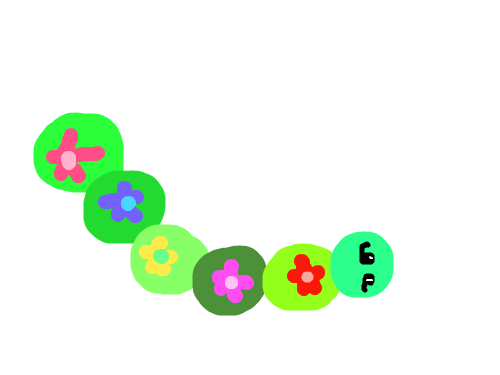 꽃 애벌래~ : 예쁜 꽃입니다. 등에^^ 스케치판 ,sketchpan