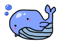 고래 : 귀여운고래 스케치판 ,sketchpan