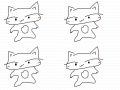 깜박깜박 : 고양이 입니다. 스케치판 ,sketchpan