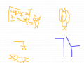 발래한는 이상한 생물체(?) : 이상한 생물체가 발래 하기! 스케치판 ,sketchpan