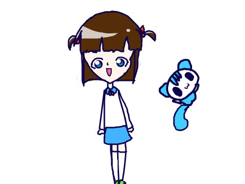 나~아 는 누구링까요? : 마~아아 춰보세요~ 스케치판 ,sketchpan