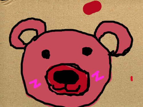 곰돌 탱이 :   스케치판 ,sketchpan