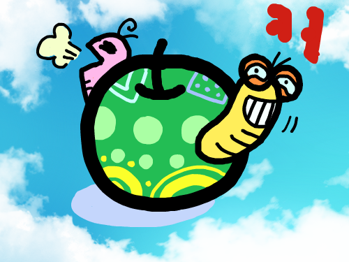 썩의사과 : 사과가 썩었다 스케치판 ,sketchpan