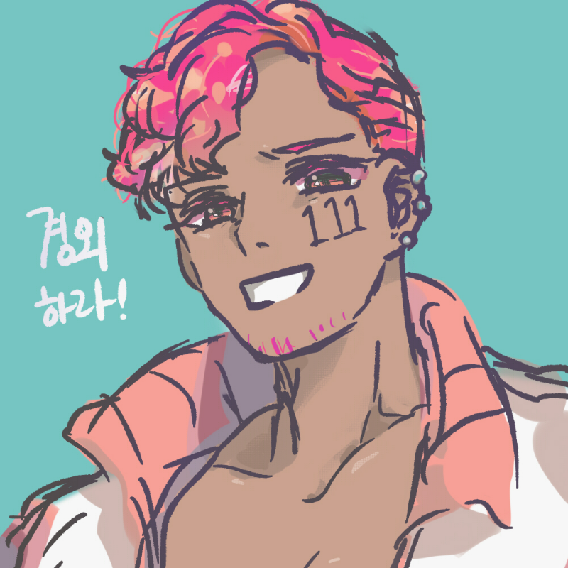 이건 작년.. : 이건 작년에 그린 뢴게님... (발전이 업다는걸 스스로 보여준다..^)올해 나아진것: 글씨체 스케치판 ,sketchpan