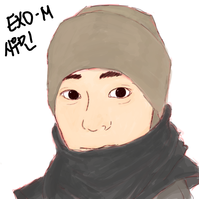 시우민 : 시우민 스케치판 ,sketchpan