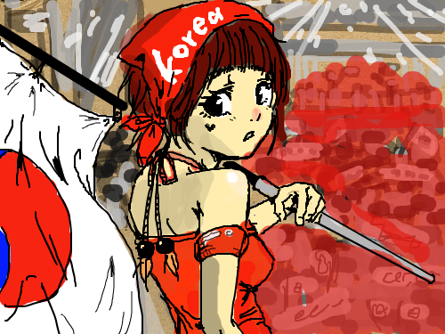 까다롭군뇨 : 색칠하는데 손애 쥐가 ㄷㄷ 스케치판 ,sketchpan