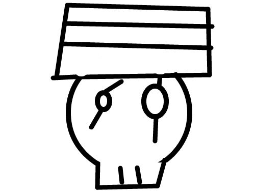 해골임 : 해골이다!!! 스케치판 ,sketchpan