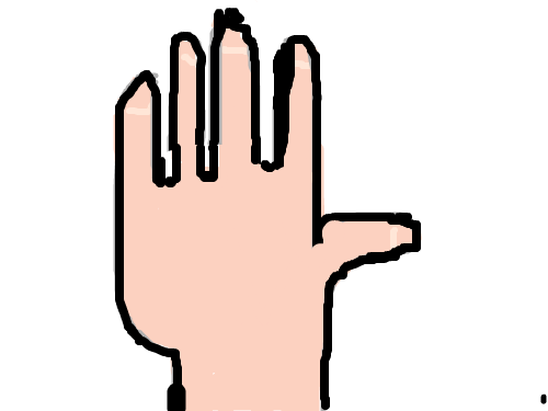 나의 손 : 이상하게생겻다 스케치판 ,sketchpan