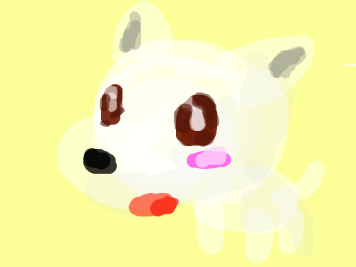 강아지 : 귀여운 강아지 스케치판 ,sketchpan