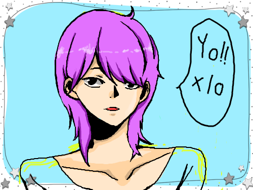 yo : ....그냥..처음으로 아무생각없이 그린...그림..? 스케치판 ,sketchpan