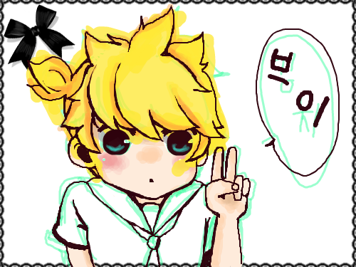 dtd : 렌이 브이 하는거임 ㅋ 스케치판 ,sketchpan