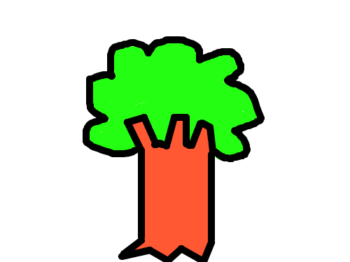 나무 : 나무그늘 스케치판 ,sketchpan