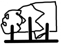 나무 : 나무가우거진산 스케치판 ,sketchpan