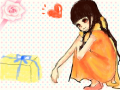 선물 : 선물받아서행복해 스케치판 ,sketchpan