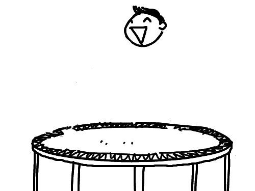 jump : 뛰어오르다,뛰어넘다,도약 스케치판 ,sketchpan