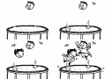 jump : 뛰어오르다,뛰어넘다,도약 스케치판 ,sketchpan