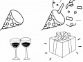 celebration : celebration-축하celebrate : 축하하다 스케치판 ,sketchpan
