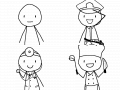 career : career-직업 스케치판 ,sketchpan