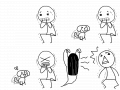 cowardly : - cowardly : 겁 많은 - coward : 겁쟁이 스케치판 ,sketchpan