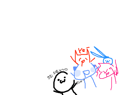 모엿슴 : 민틔모였긔~ 스케치판 ,sketchpan