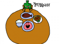 우리소쥬님 좋아하는거 밤, 생선, 내자캐만두 : 잘드세옄ㅋㅋㅋㅋㅋㅋㅋㅋ우잡우잡 스케치판 ,sketchpan