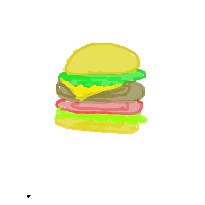 햄버그 : 햄버그 스케치판 ,sketchpan