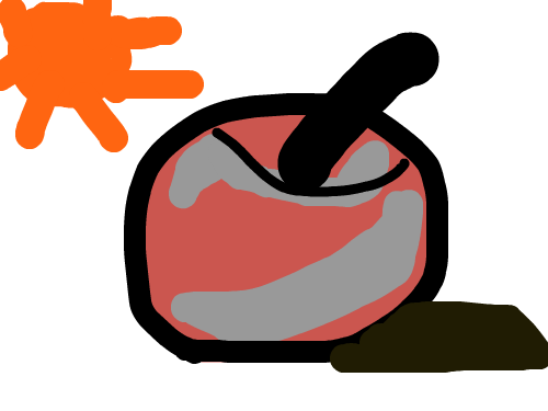 사과그리기 : 그림자가를 넣어본 사과 스케치판 ,sketchpan