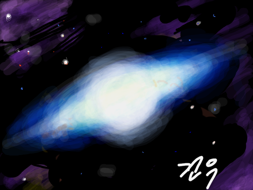 우주 : 우주 스케치판 ,sketchpan