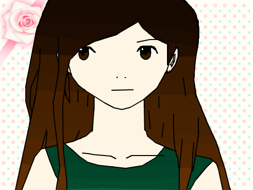 Girl : so difficult without a template! DX 스케치판 ,sketchpan