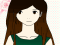 Girl : so difficult without a template! DX 스케치판 ,sketchpan
