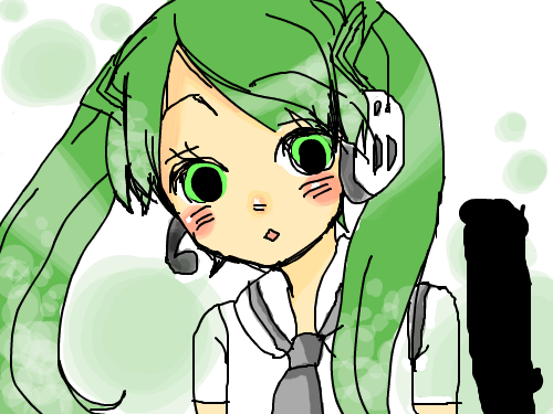 하츠네 미쿠 그림수정 : 하츠네 미쿠 그림 스케치판 ,sketchpan