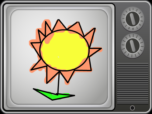 괴물꽃 : 멱으면 맛있어요. 스케치판 ,sketchpan