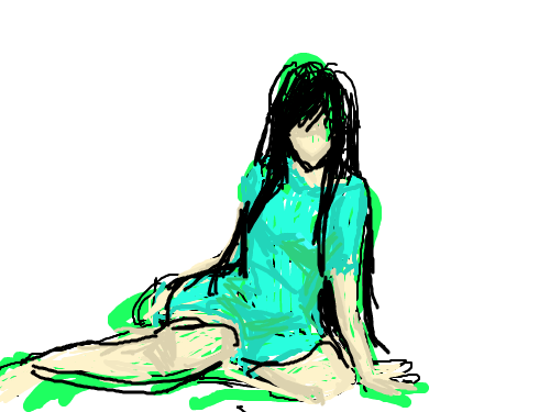 멘붕 : 자기전에 잠깐 그렸슴다...졸려요 스케치판 ,sketchpan