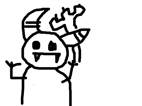 악마 : 악마그림 스케치판 ,sketchpan