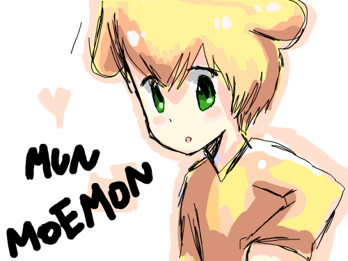 mun : bueno he jugao el juego moemon y el numel a sido mi favorito es cute ^^ 스케치판 ,sketchpan