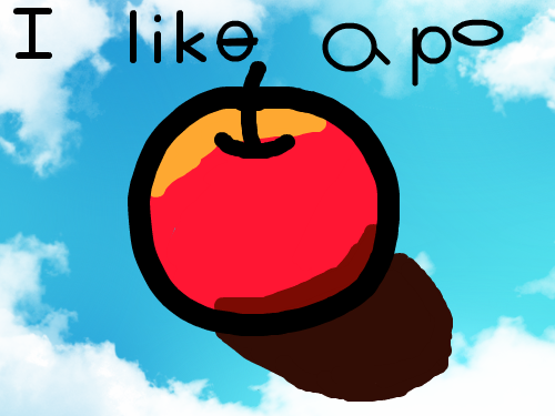 02-명암 : 사과의 명암 스케치판 ,sketchpan