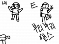 짱구의 엉덩이댄스 : 짱구의 부리부리댄스 스케치판 ,sketchpan