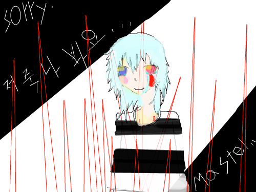 죄송해요..마스터,. : 저 죽는건가봐요?? 스케치판 ,sketchpan