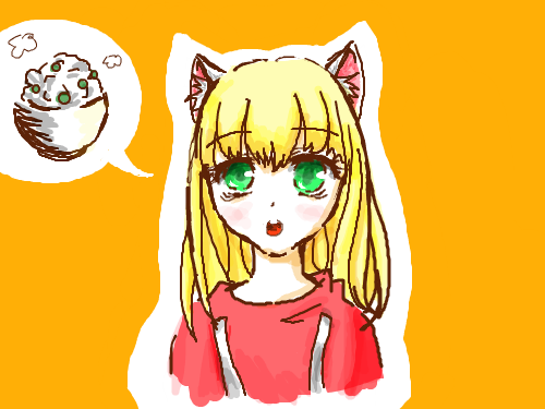 배고파 : 밥줘 스케치판 ,sketchpan